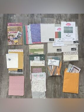 Huge Lot of Scrapbooking Papers